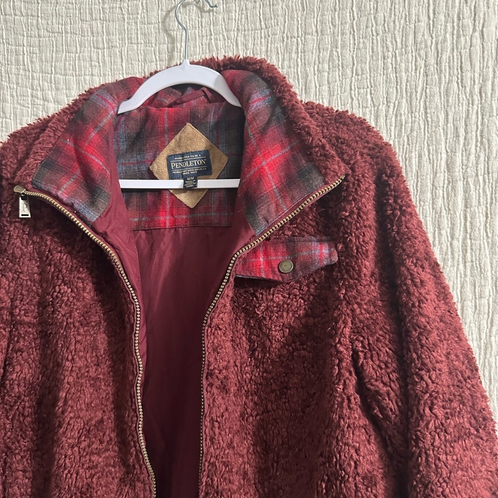 Pendleton Ladies' Fuzzy Zip Jacket - Picture 2 of 5
